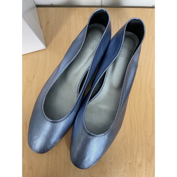 Maryam Nassir Zadeh Women's Serafina Flat Metallic Lavendar Round Toe Flat EU41 - Picture 2 of 7